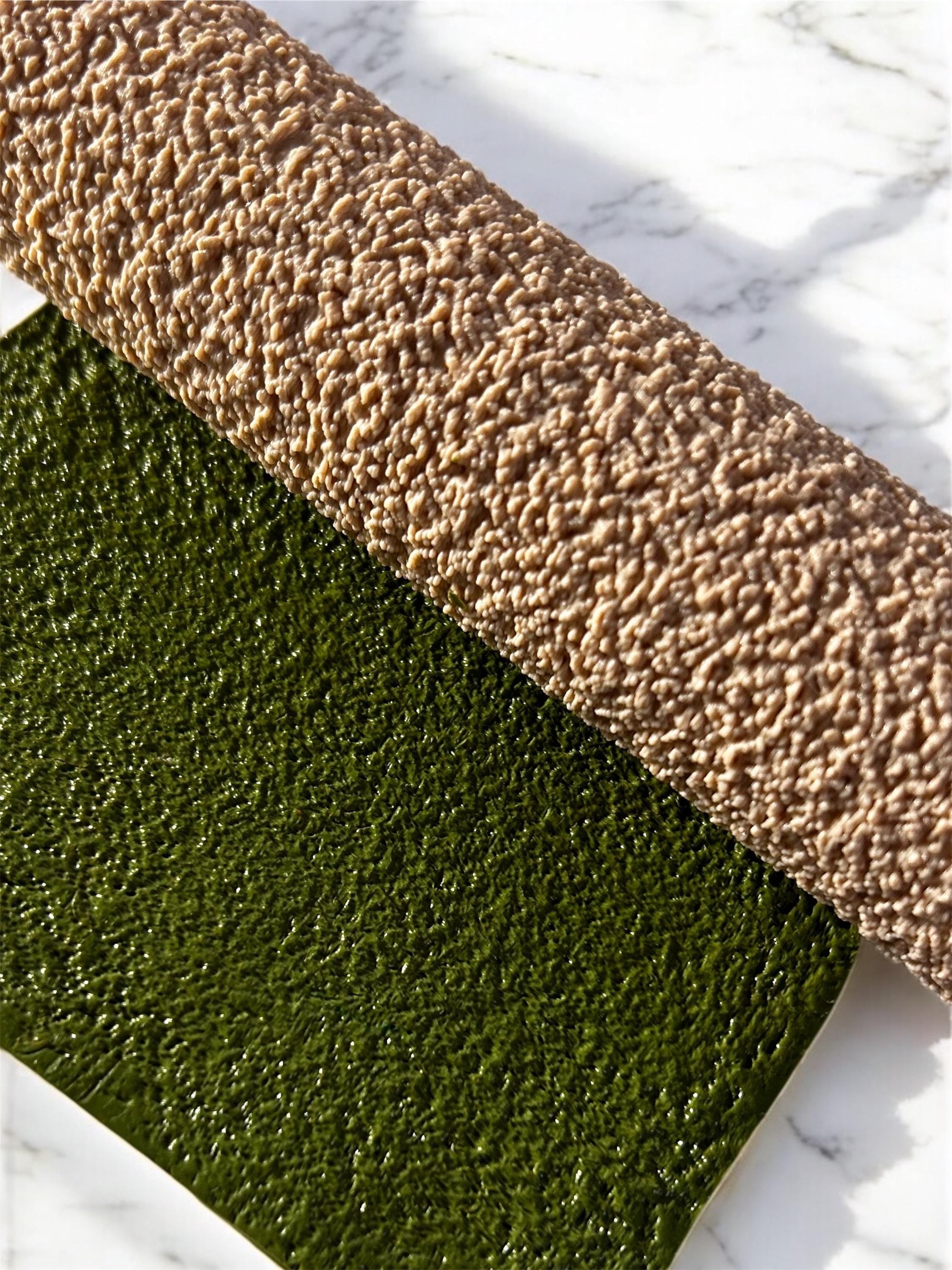 Grass Texture Embossing Roller: 3D Printed PLA Clay & Dough Tool