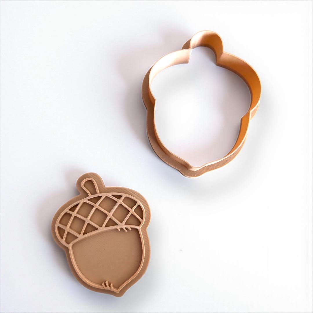 Cookie Cutter Set of 4: Biscuit, Autumn - Clay Craft Tools.