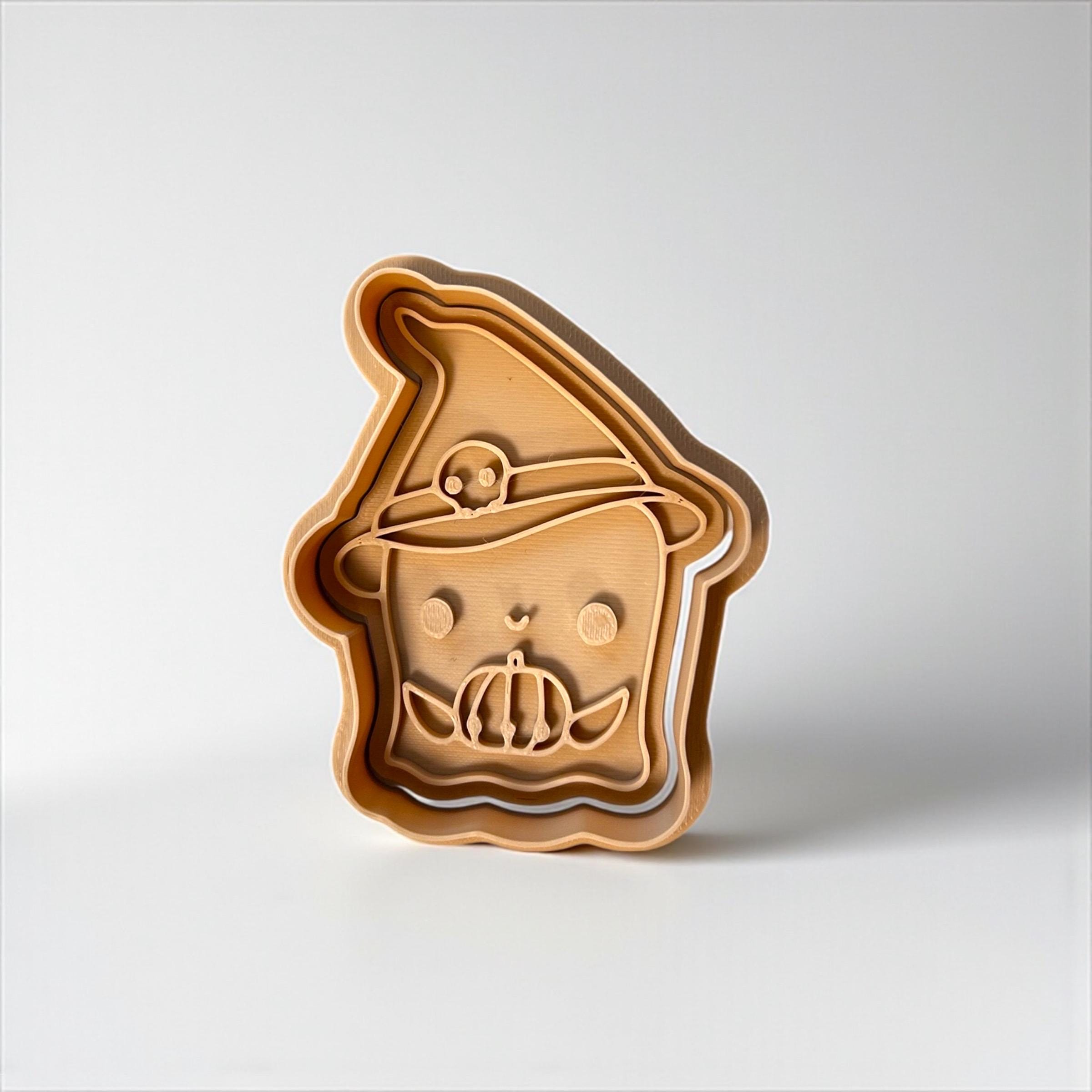 Cookie Cutters Set – Halloween - Frankenstein, Mummy, Vampire & Witch – 3D Printed Halloween Baking Tools