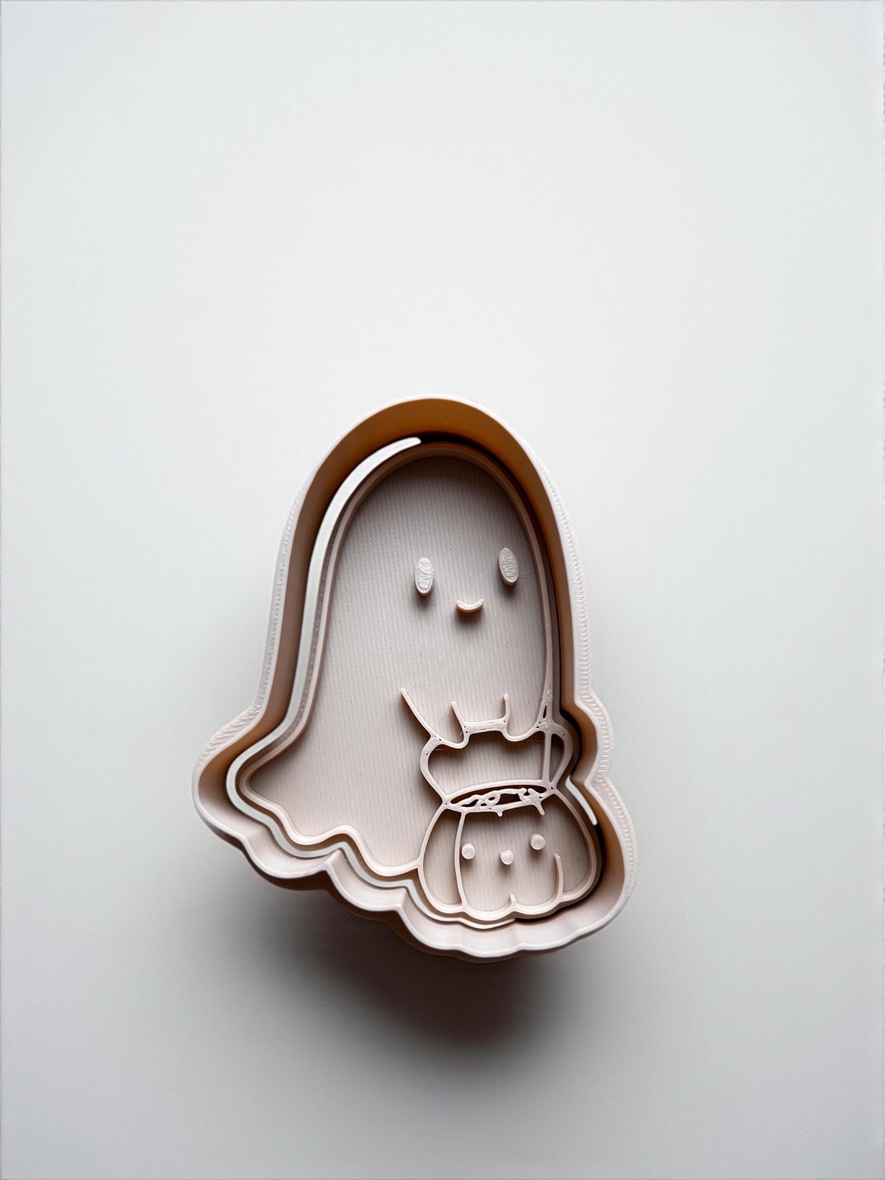 Halloween Ghost Cookie Cutters: Witch, Boo, Trick-or-Treat Designs