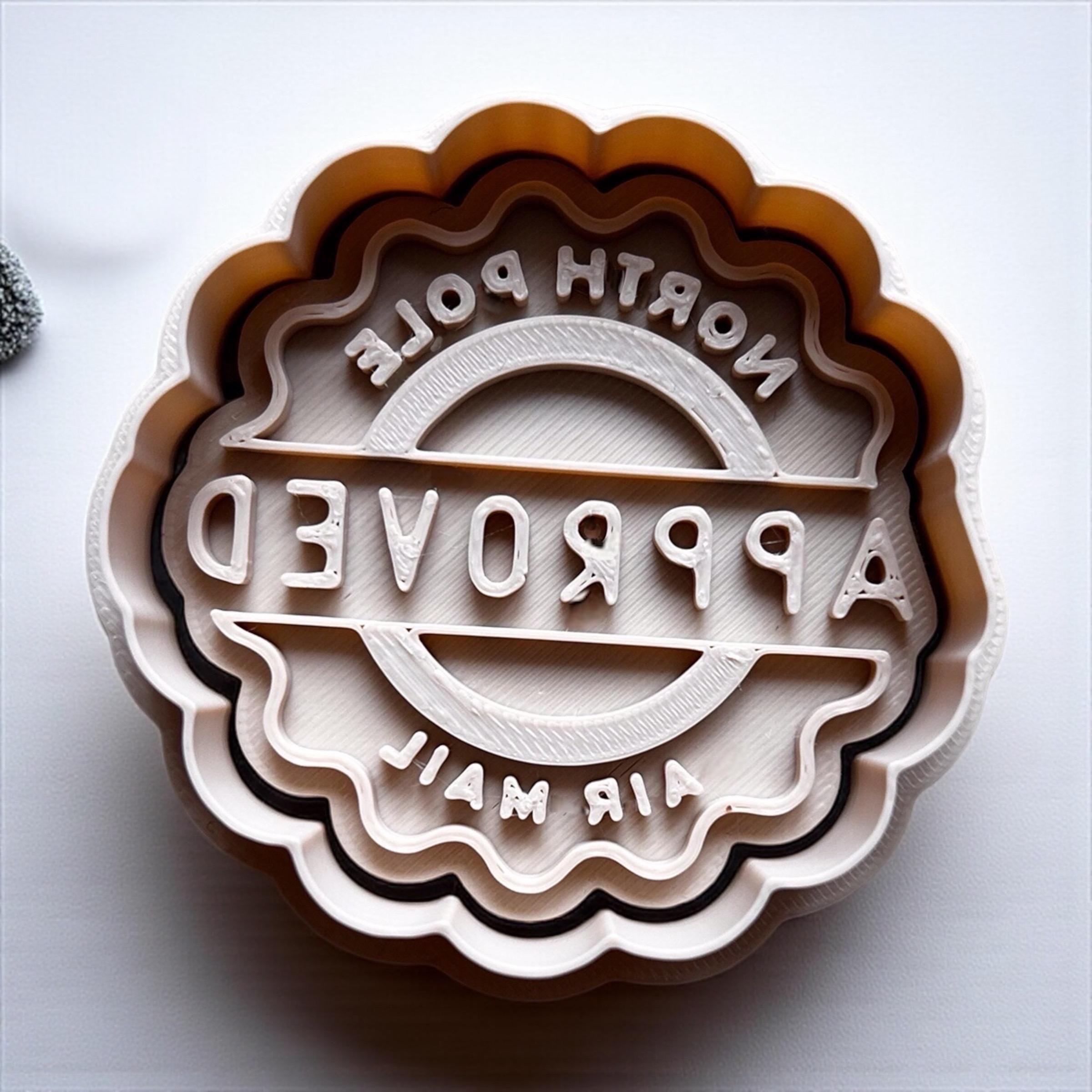 Christmas Cookie Stamp Cutters: Holiday Fondant & Polymer Clay - 4 Designs