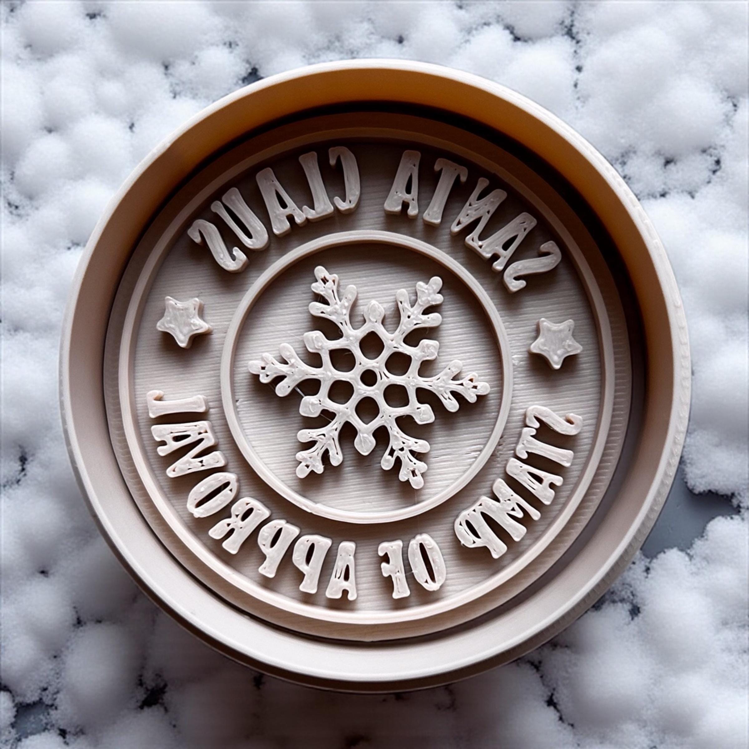 Christmas Cookie Stamp Cutters: Holiday Fondant & Polymer Clay - 4 Designs