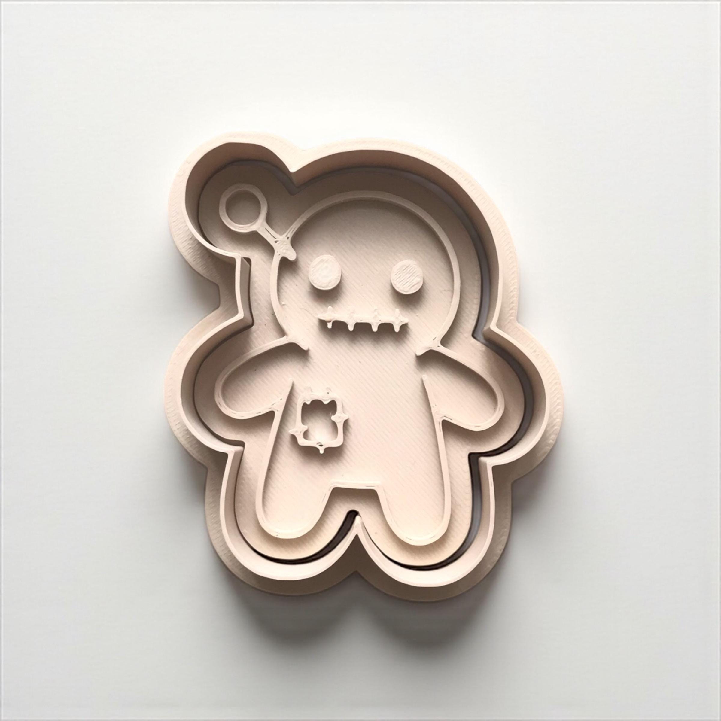 Spooky Halloween Cookie Cutters – Set of 4 (Approx. 3 Inches Each)