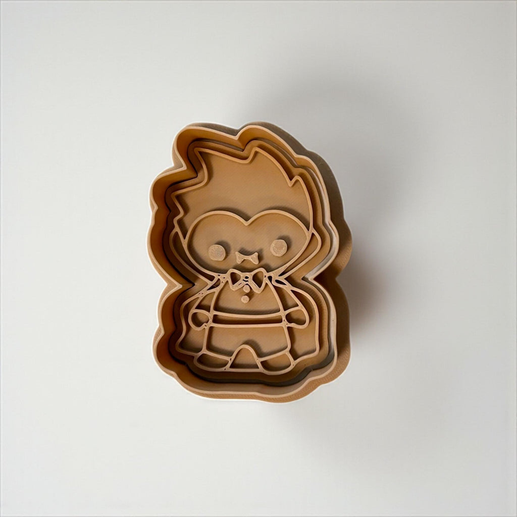 Cookie Cutters Set – Halloween - Frankenstein, Mummy, Vampire & Witch – 3D Printed Halloween Baking Tools