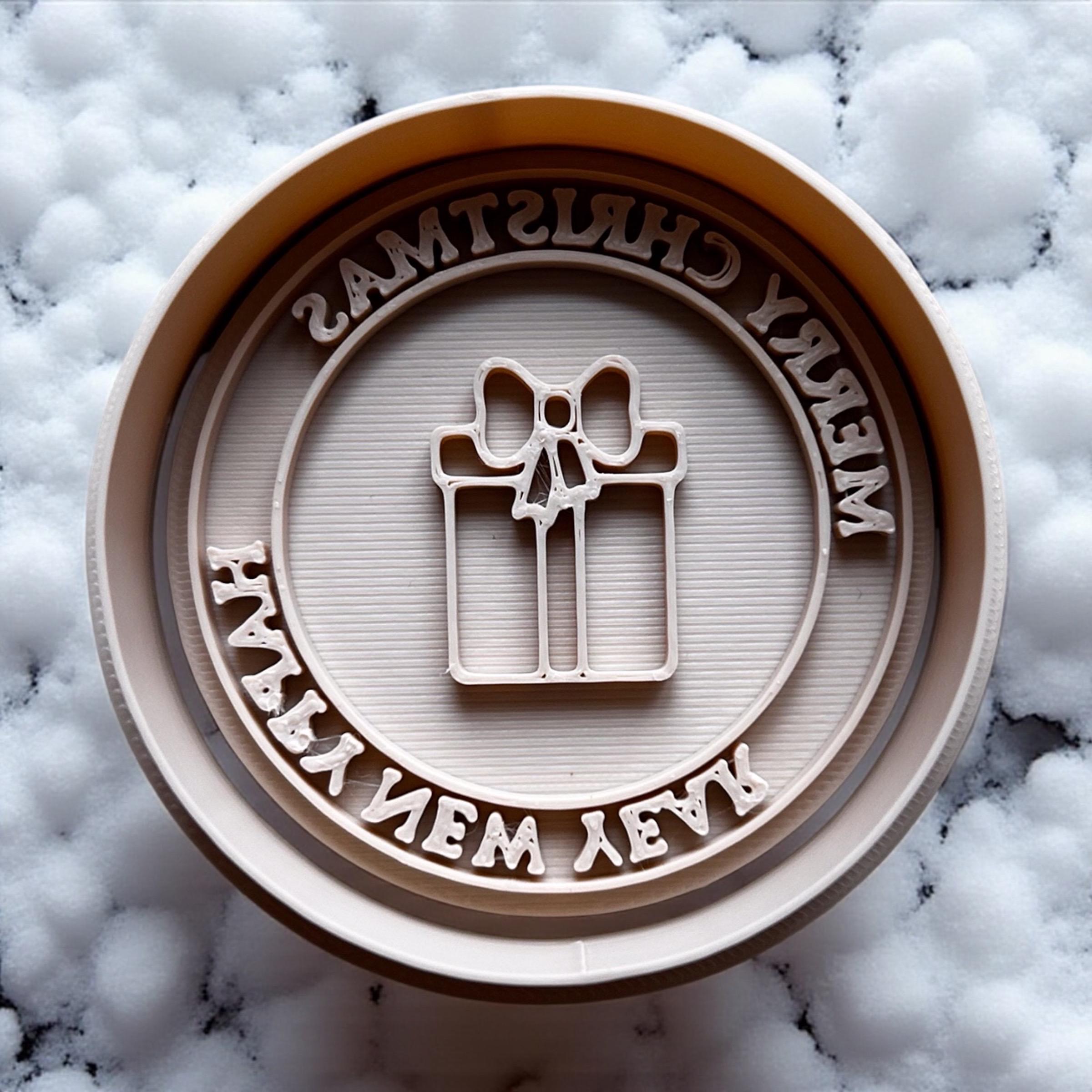 Christmas Cookie Stamp Cutters: Holiday Fondant & Polymer Clay - 4 Designs