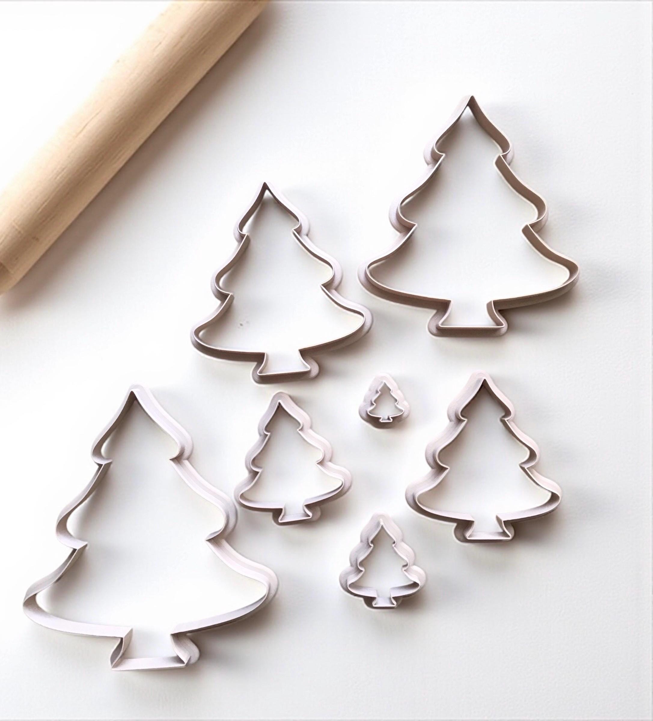 Christmas Tree Cookie Cutter Set – Available in 7 Sizes (1”–7”)