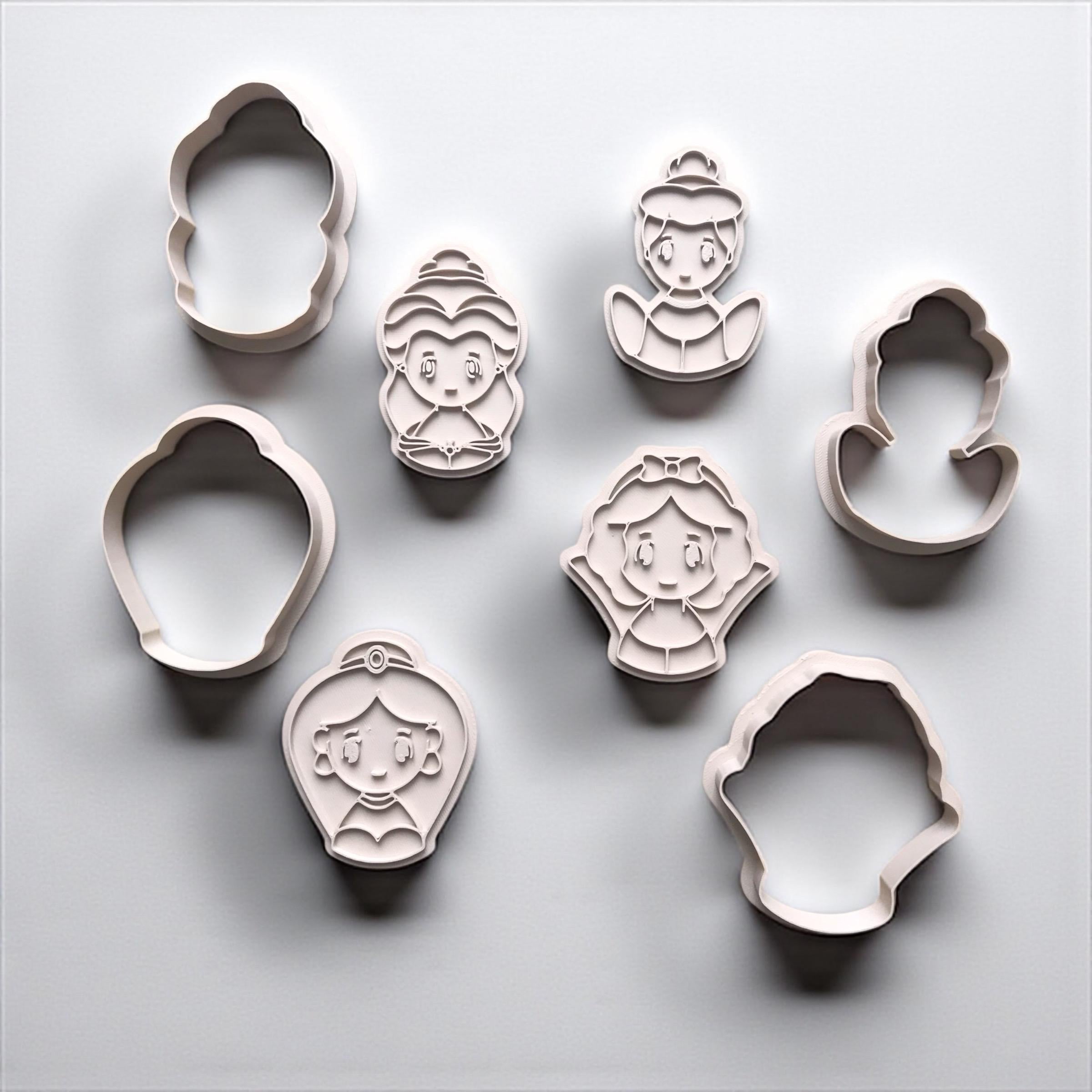 Princess Cookie Cutter Set: Fairy Tale Baking Tools
