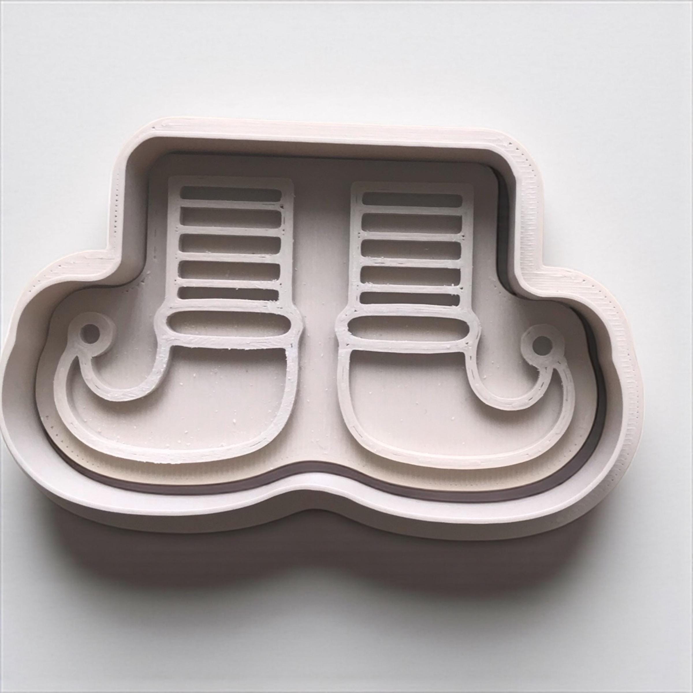 Christmas Elf Cookie Cutter Set: Holiday Baking with PLA Plastic