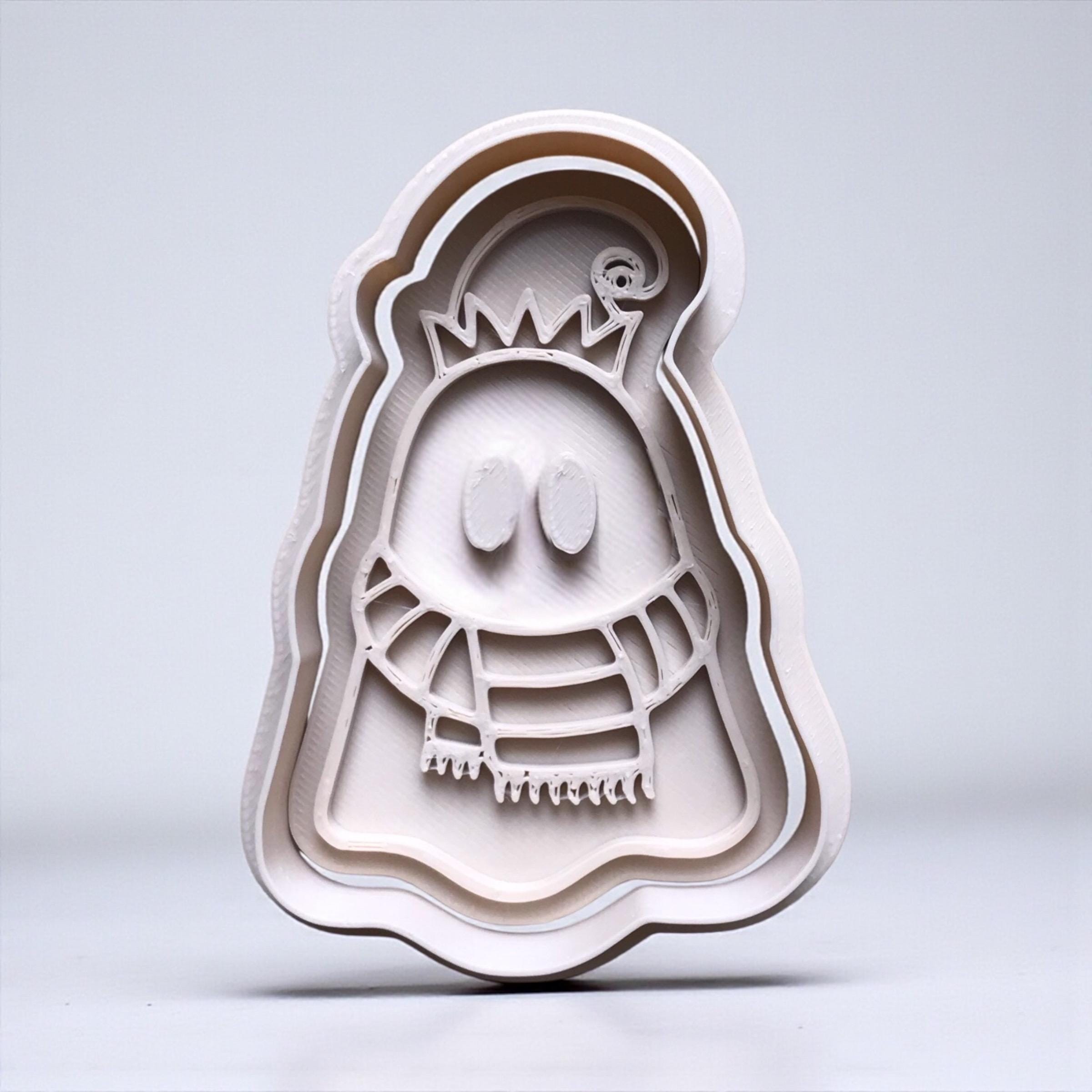 Christmas Ghost Cookie Cutter Set – Festive Holiday Baking Fun!