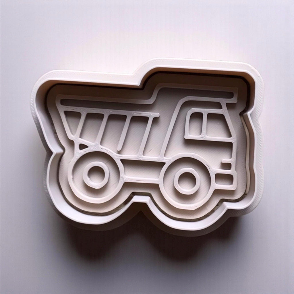 Construction Cookie Cutter Set: Truck, Crane, and Hat Shapes