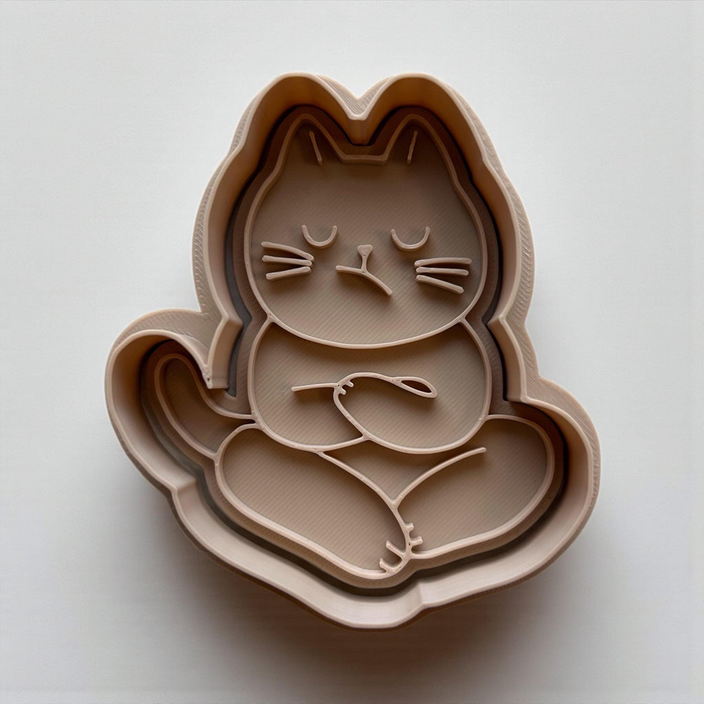 Cat Cookie Cutters Set – 3D Printed Cozy Kitty Baking Mold