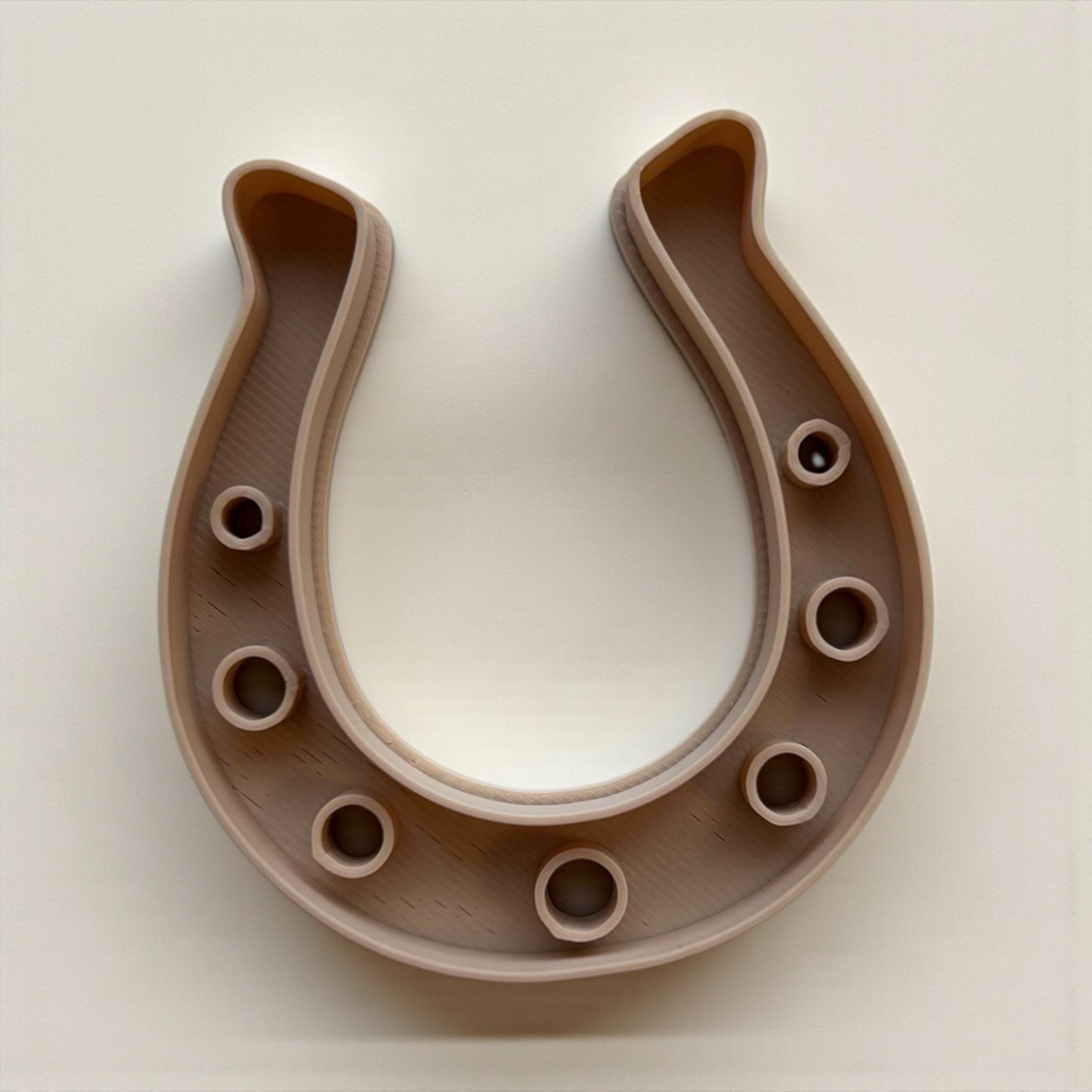 Horse Cookie Cutter Set - Horse Lover Gift - Saddle and Horseshoe Shape