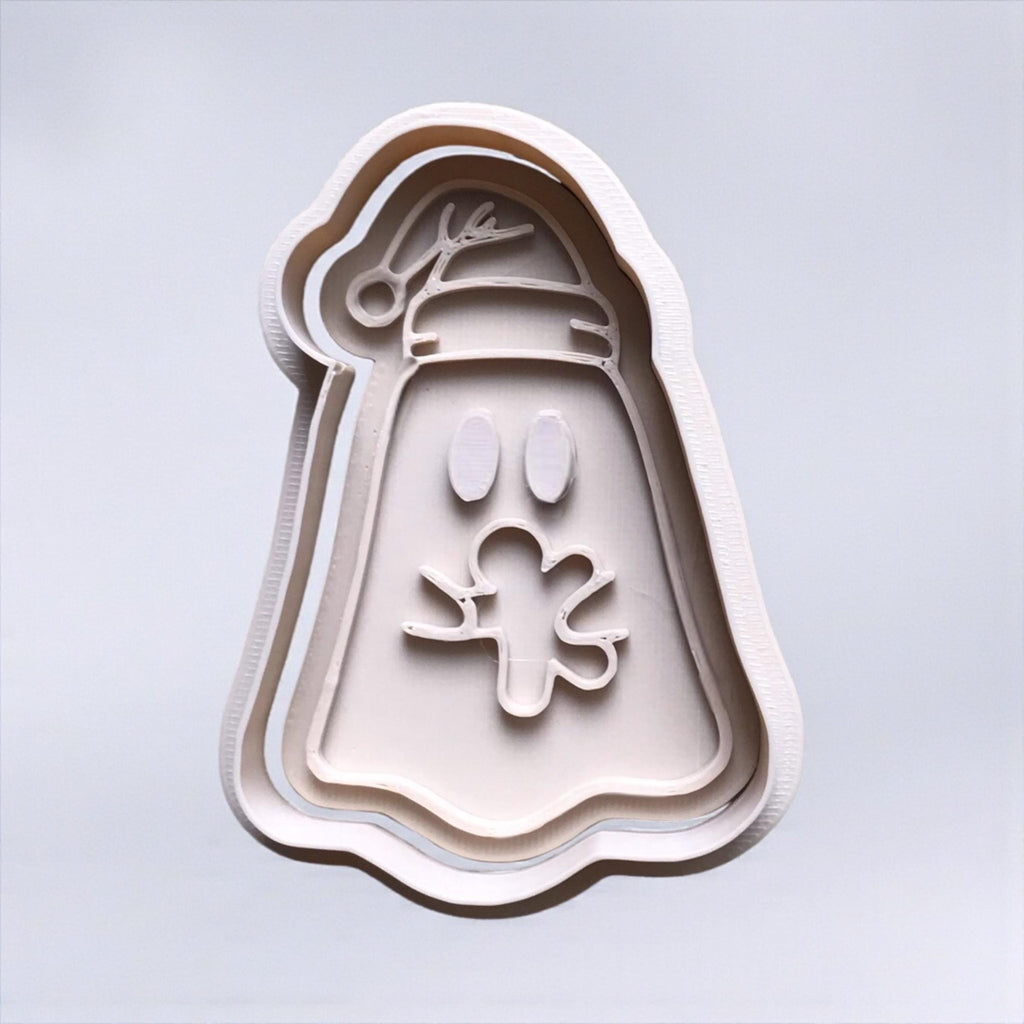 Christmas Ghost Cookie Cutter Set – Festive Holiday Baking Fun!