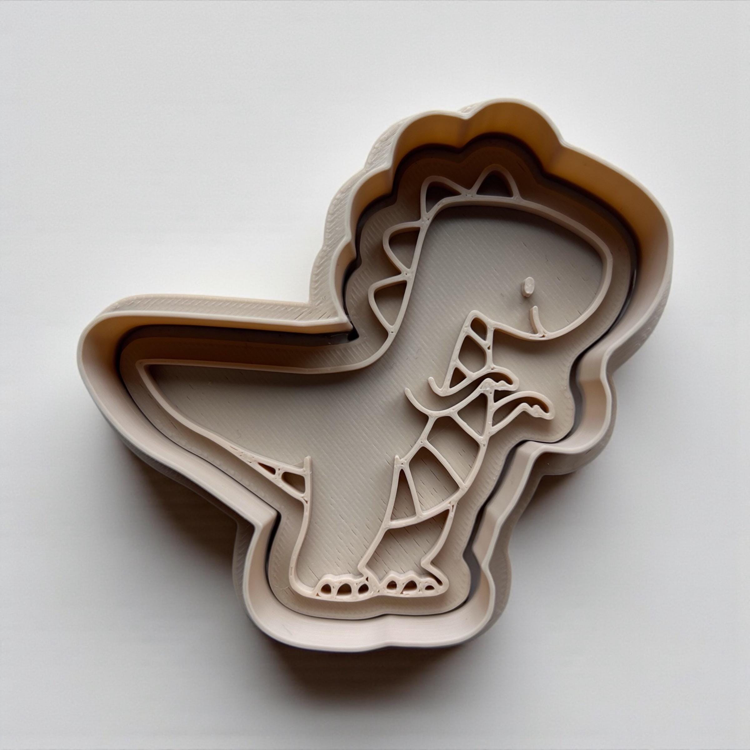 DInosaur Cookie Cutter Set - 3D Printed Baking tools for kids & adults