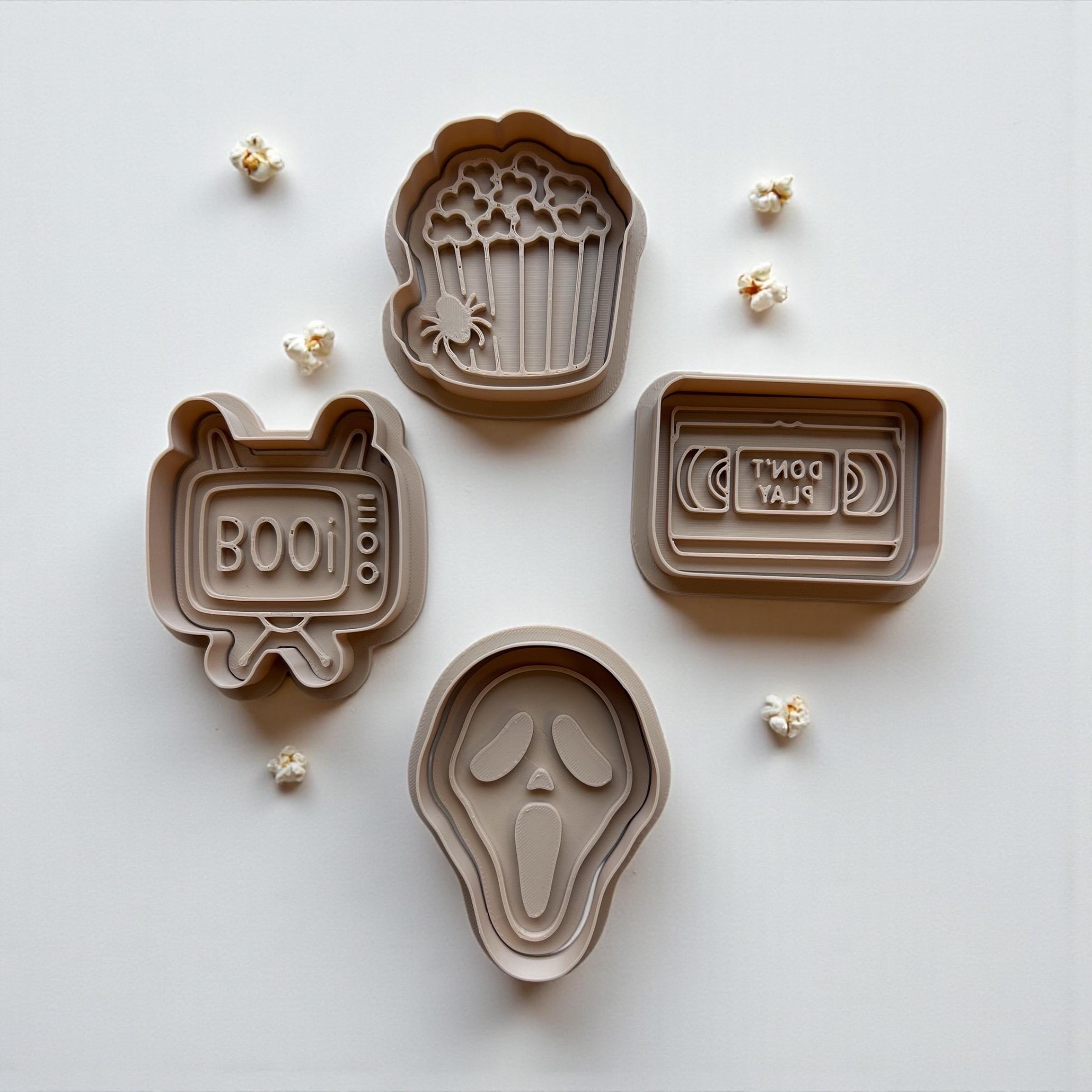 Horror Movie Cookie Cutter Set: Spooky Halloween Baking Tools