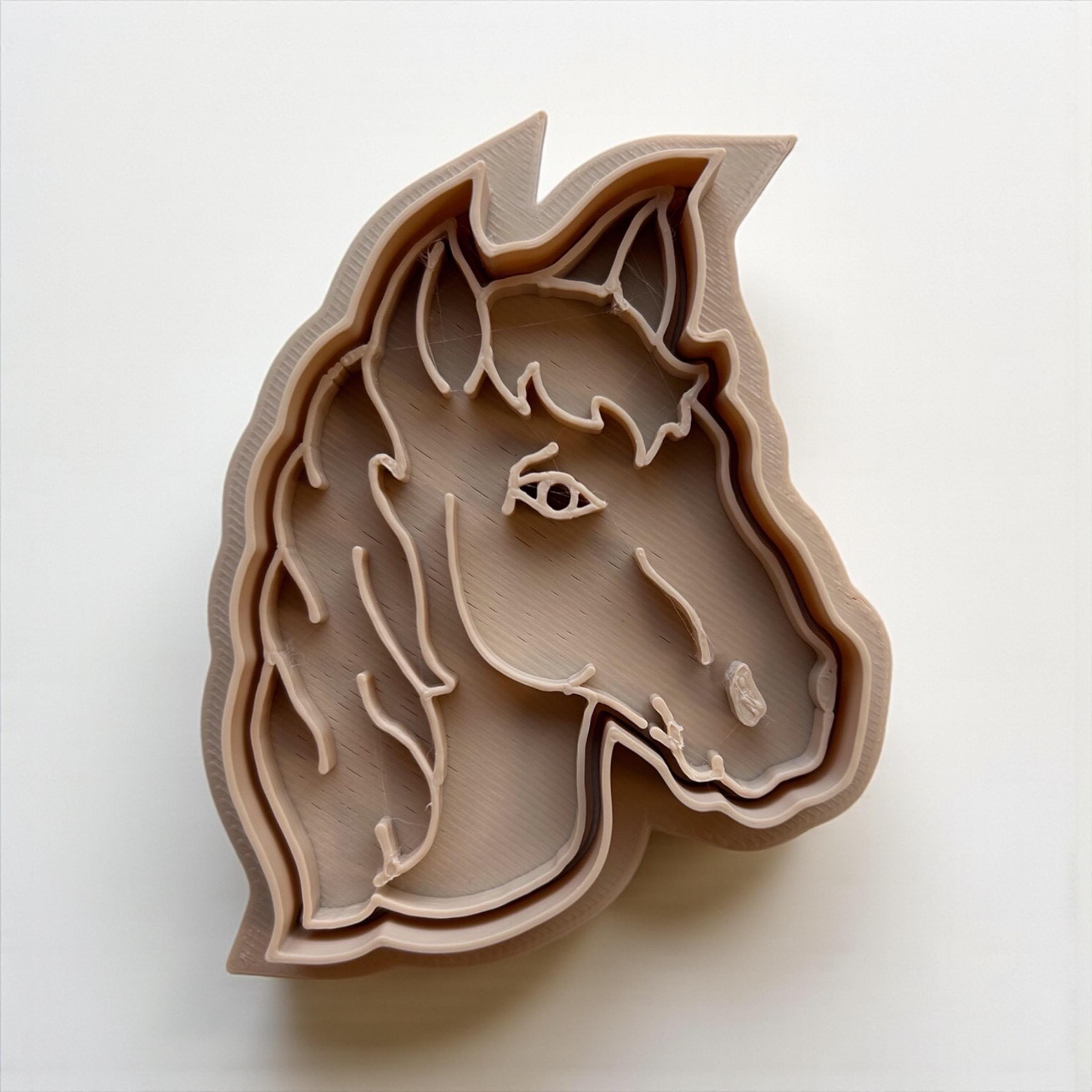 Horse Cookie Cutter Set - Horse Lover Gift - Saddle and Horseshoe Shape