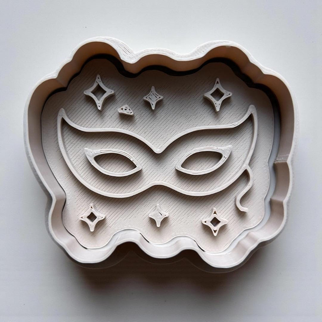 2026 New Year Cookie Cutter Set – Champagne Bottle, Fireworks, Mask & 2026 Cookie Cutters – 3 Inch Party Cookies