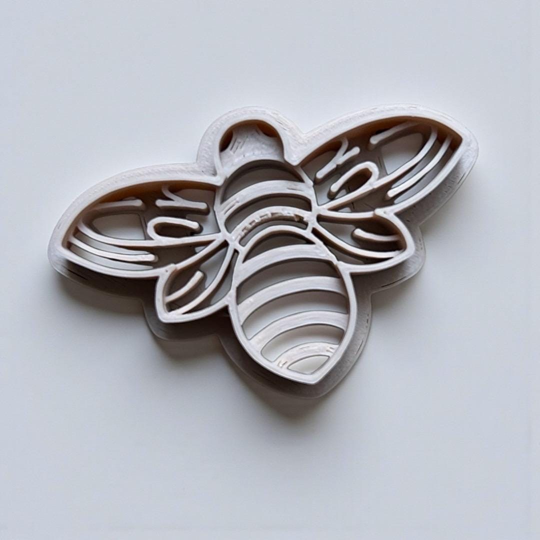 Bee Polymer Clay Cutter Set | 5 Sizes (25-51mm) 3D Printed Clay Cutter | Earring & Jewelry Making Tool.