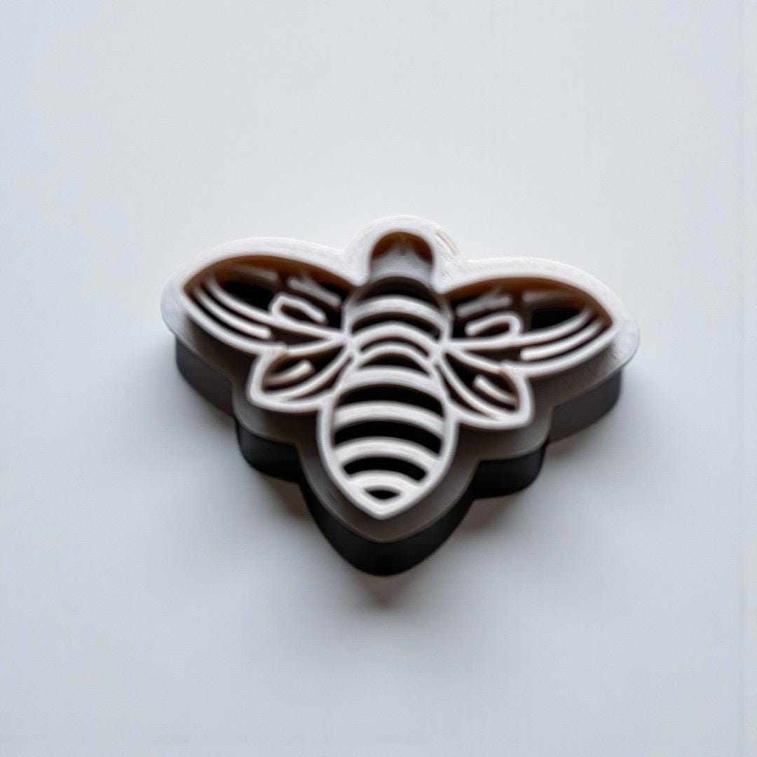 Bee Polymer Clay Cutter Set | 5 Sizes (25-51mm) 3D Printed Clay Cutter | Earring & Jewelry Making Tool.