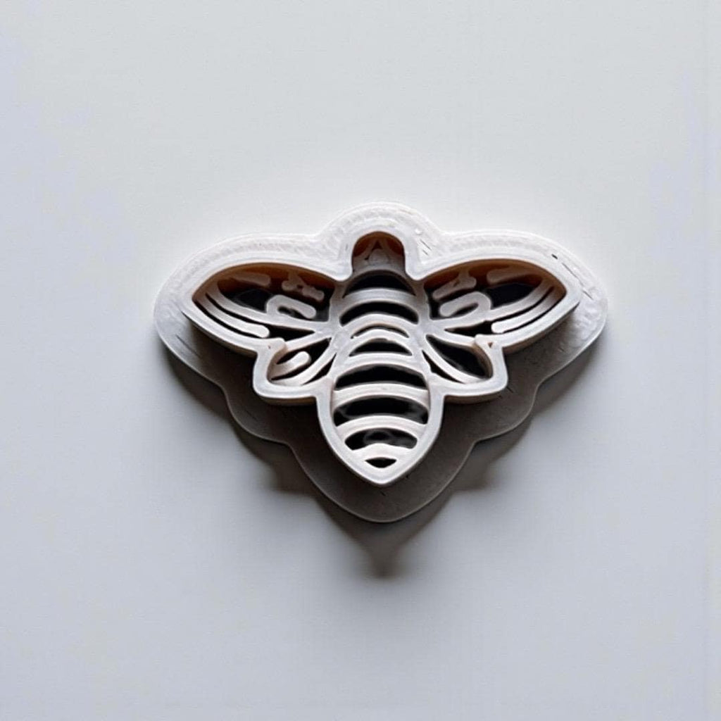 Bee Polymer Clay Cutter Set | 5 Sizes (25-51mm) 3D Printed Clay Cutter | Earring & Jewelry Making Tool.
