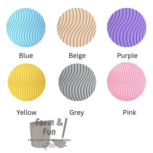 Bee Polymer Clay Cutter Set | 5 Sizes (25-51mm) 3D Printed Clay Cutter | Earring & Jewelry Making Tool.