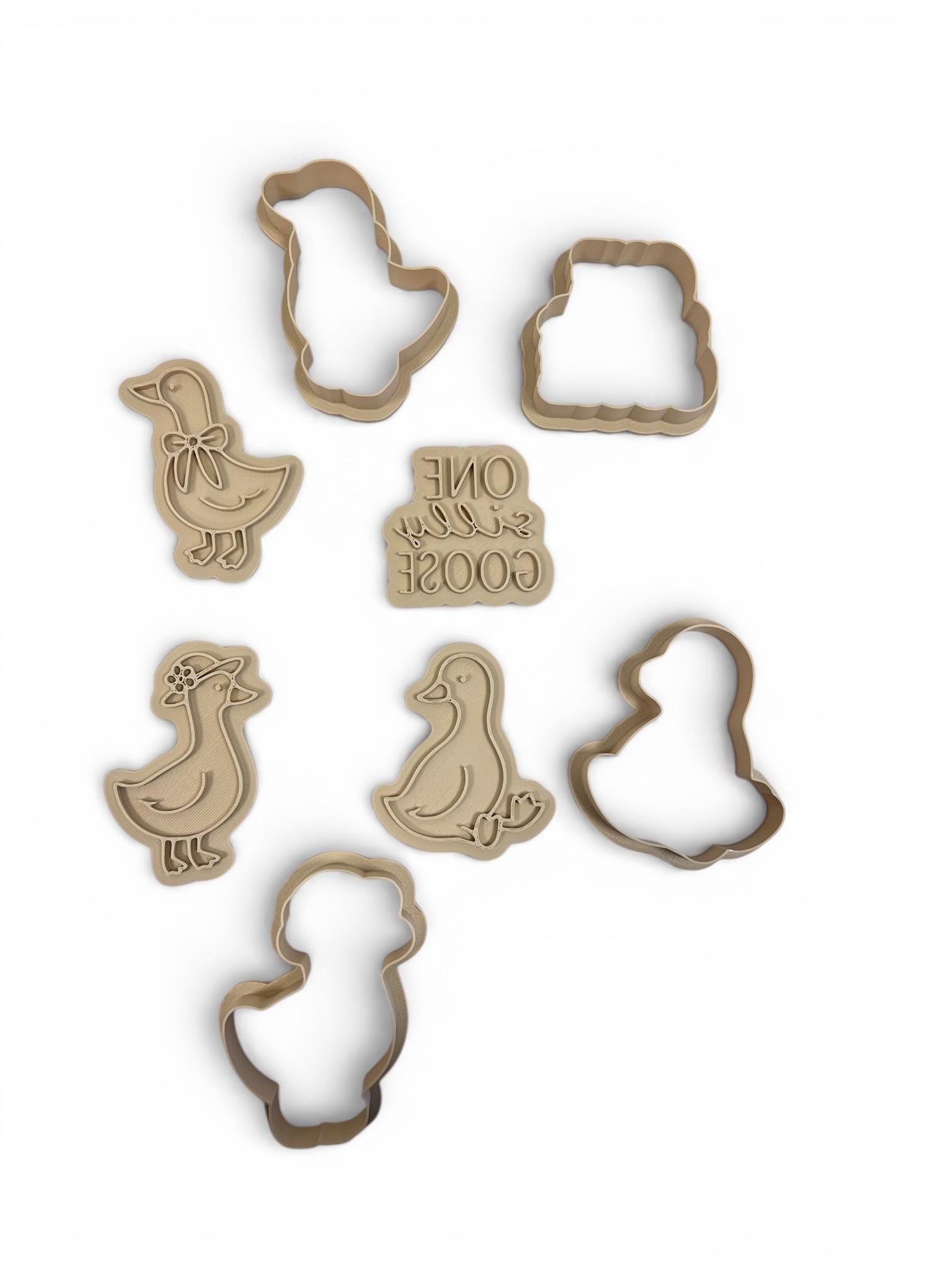 Duck Cookie Cutter & Stamp Set (Approx. 3”inches) Perfect 1st BIrthday Cookies